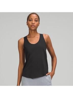 Lululemon Love Tank Top Athletic Black Racerback Sleeveless activewear running